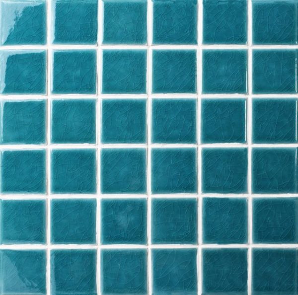 A48147 - Cerdomus Tile Studio Quality Tiles - December 7, 2021 48x48 Pool Mosaic Sorrento Range Jade Green Crakle A48147