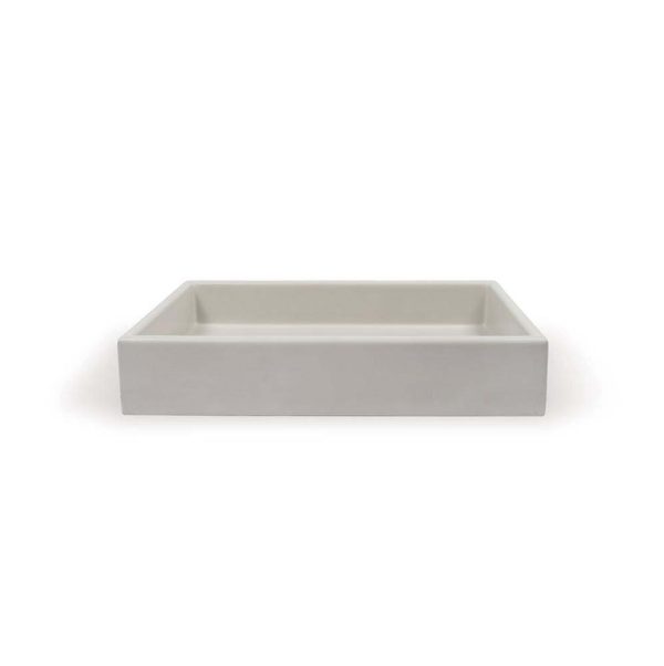 BX1 1 0 IV - Cerdomus Tile Studio Quality Tiles - December 7, 2021 Nood Box Basin - Surface Mount Ivory BX1-1-0-IV