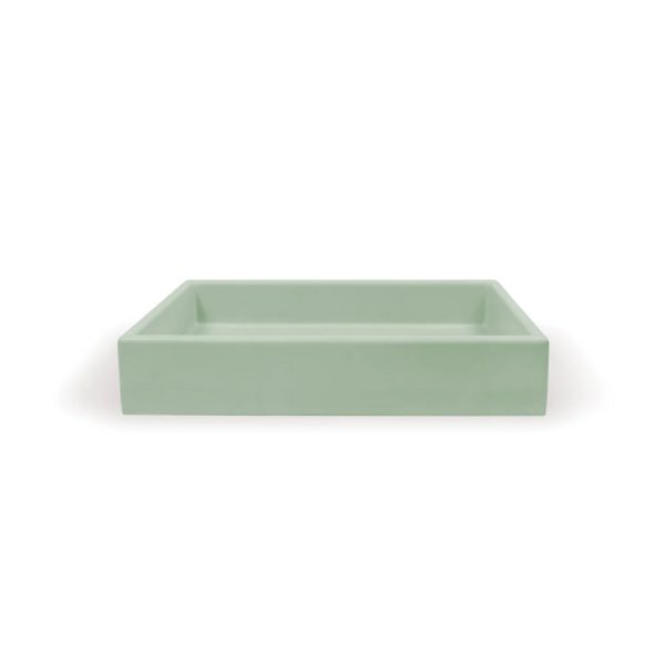 Box Basin Mint - Cerdomus Tile Studio Quality Tiles - June 30, 2022 Nood Box Basin - Surface Mount Mint BX1-1-0-MI