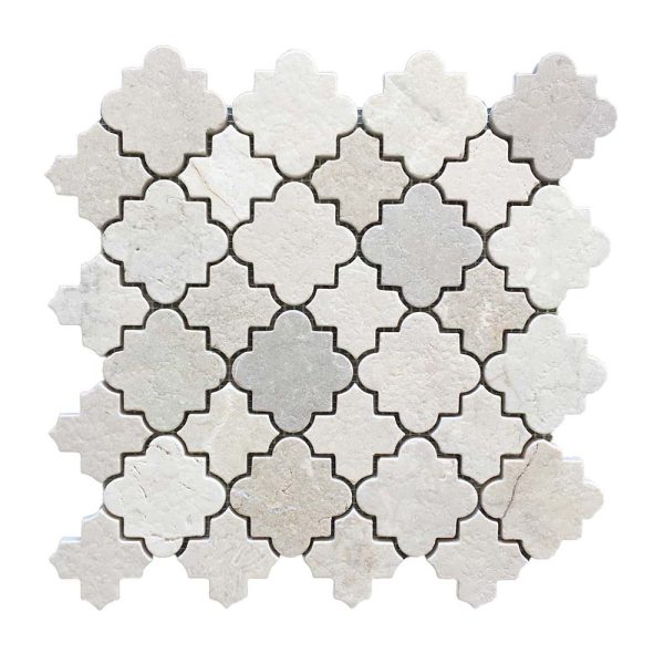 CAIROTUMBLED - Cerdomus Tile Studio Quality Tiles - February 21, 2022 Crema Marfil Cairo Tumbled Mosaic CAIROTUMBLED