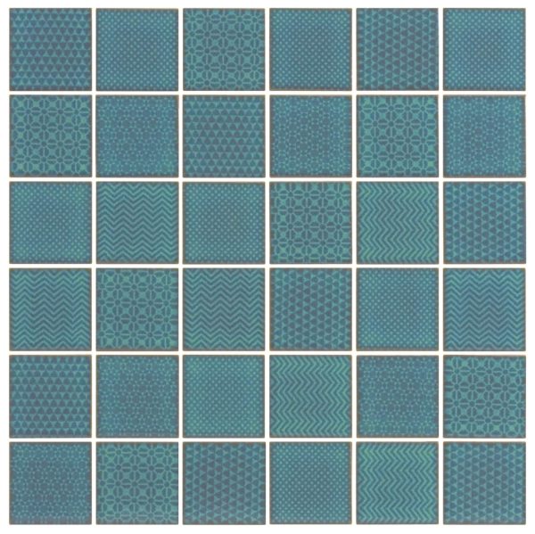 CEL031 - Cerdomus Tile Studio Quality Tiles - December 7, 2021 47x47 Random Pattern Emerald CEL031