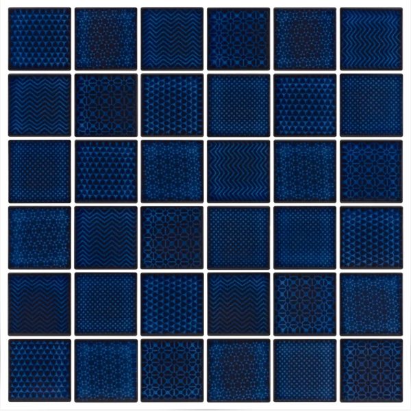 CEL078 - Cerdomus Tile Studio Quality Tiles - December 7, 2021 47x47 Random Pattern Royal CEL078