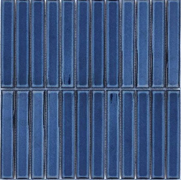 CONCAVE BLUE - Cerdomus Tile Studio Quality Tiles - December 16, 2021 20x145x8 Concave Finger Ocean Blue Gloss COBLUE