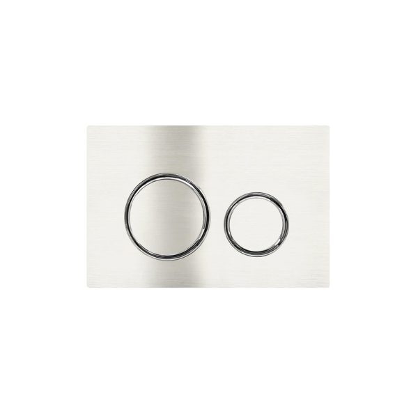 FLUSH PLATE PVD - Cerdomus Tile Studio Quality Tiles - May 11, 2022 Sigma 21 Dual Flush Plate By Geberit - PVD Brushed Nickel DUAL FLUSH PVD
