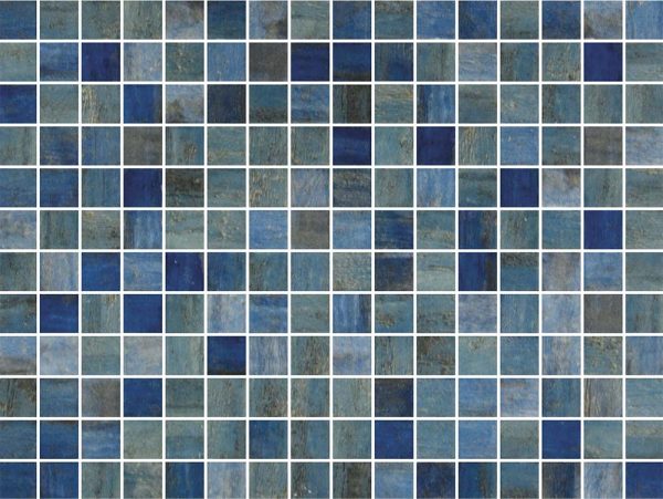 FORREST BLUE - Cerdomus Tile Studio Quality Tiles - March 30, 2022 25x25 Vanguard Forest Blue Mosaic 2003388