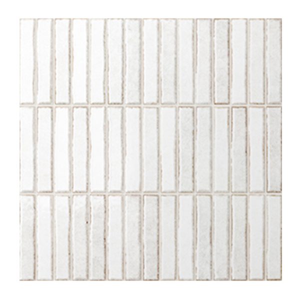 H7Y3A 112 - Cerdomus Tile Studio Quality Tiles - June 30, 2023 14x100 Riva Kit Kat Powder White Gloss Finger H7Y3A-112