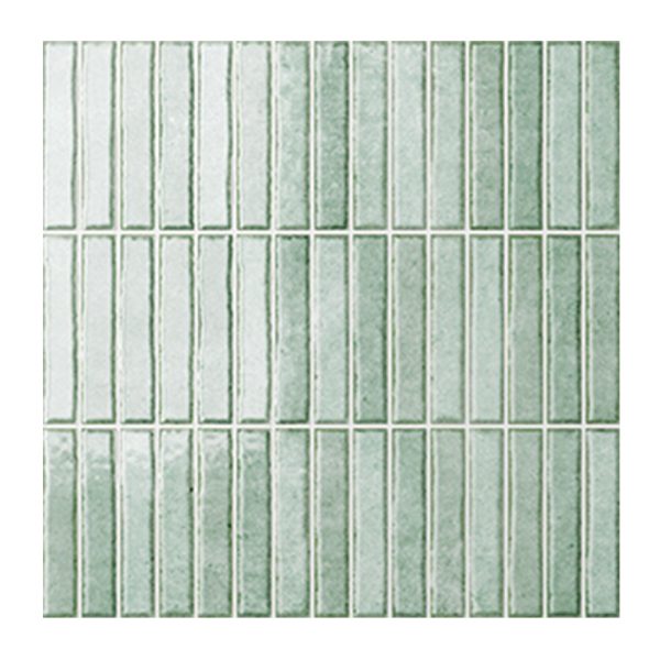 H8D3A 112 - Cerdomus Tile Studio Quality Tiles - July 1, 2023 14x100 Riva Kit Kat Myrtle Green Gloss Finger H8D3A-112