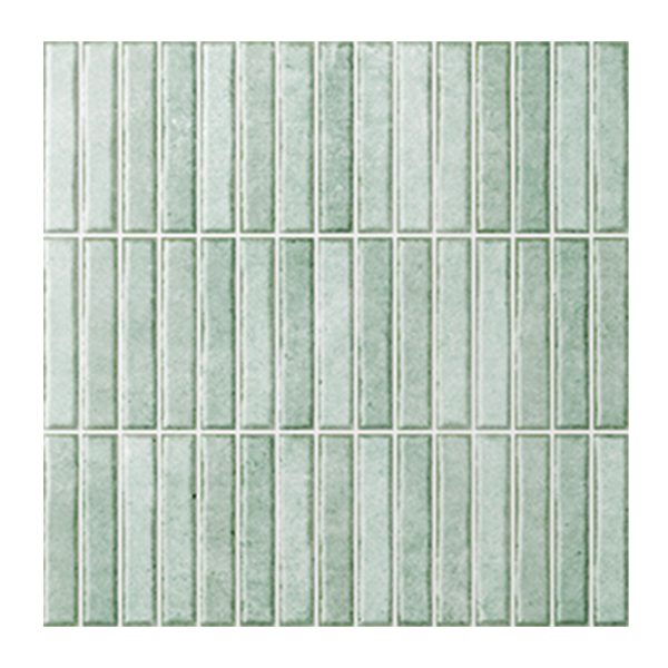H8D3A 117 - Cerdomus Tile Studio Quality Tiles - July 1, 2023 14x100 Riva Kit Kat Myrtle Green Satin Matt Finger H8D3A-117