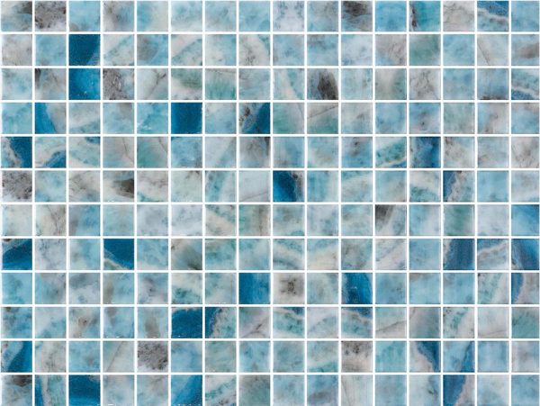 KARA BLUE - Cerdomus Tile Studio Quality Tiles - March 30, 2022 25x25 Vanguard Kara Blue Mosaic 2003504