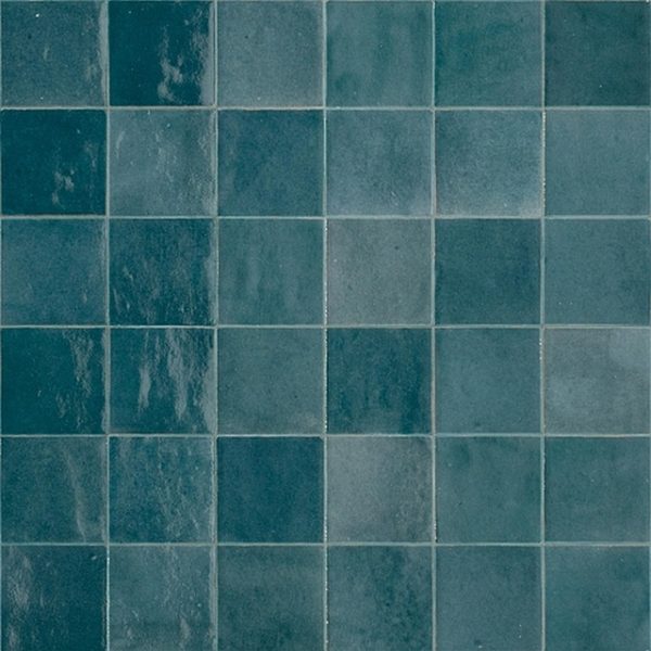 M2704 - Cerdomus Tile Studio Quality Tiles - October 13, 2021 100x100 Zellige Petrolio Gloss M2704