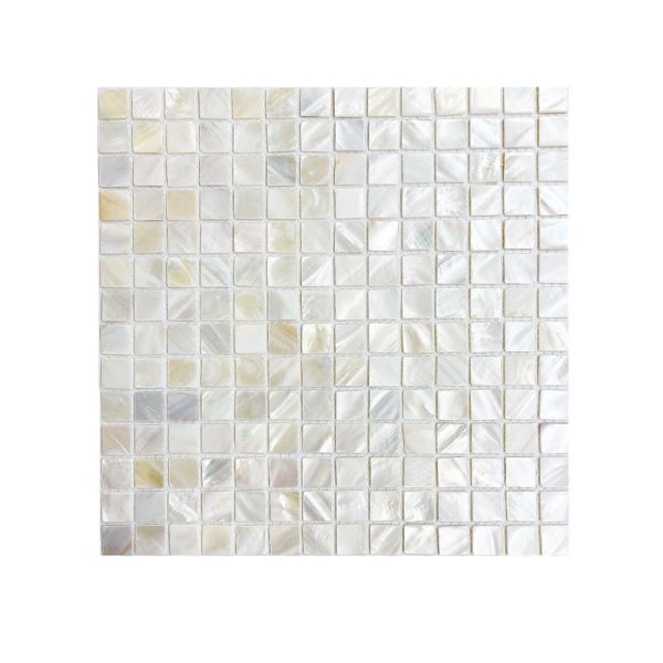 MOPSQ20X20 - Cerdomus Tile Studio Quality Tiles - March 25, 2022 20x20 White Square Mosaic Mother Of Pearl MOPSQ20X20
