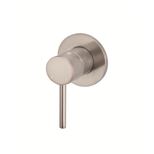 MW03 CH - Cerdomus Tile Studio Quality Tiles - December 7, 2021 Round Wall Mixer - Champagne MW03-CH