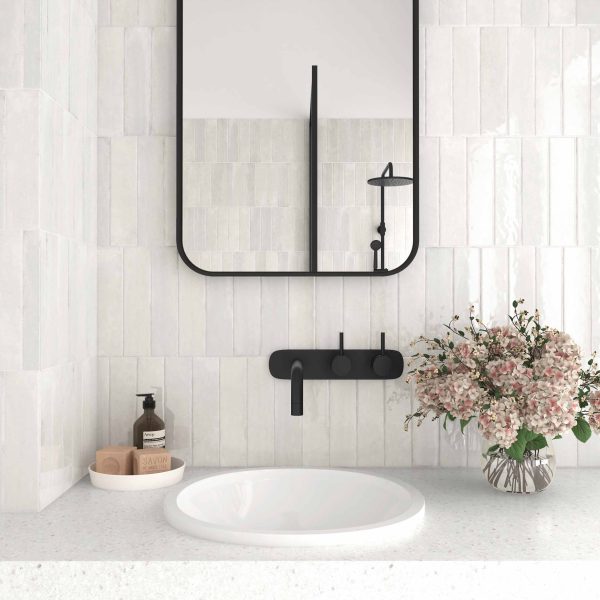 Off White Lingotti Lifestyle - Cerdomus Tile Studio Quality Tiles - September 27, 2022 60x240 Lingotti Natural Gloss L3051
