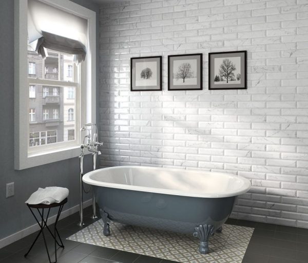 S2155G 1 - Cerdomus Tile Studio Quality Tiles - June 10, 2022 75x300 Bevelled Carrara Gloss S2155G