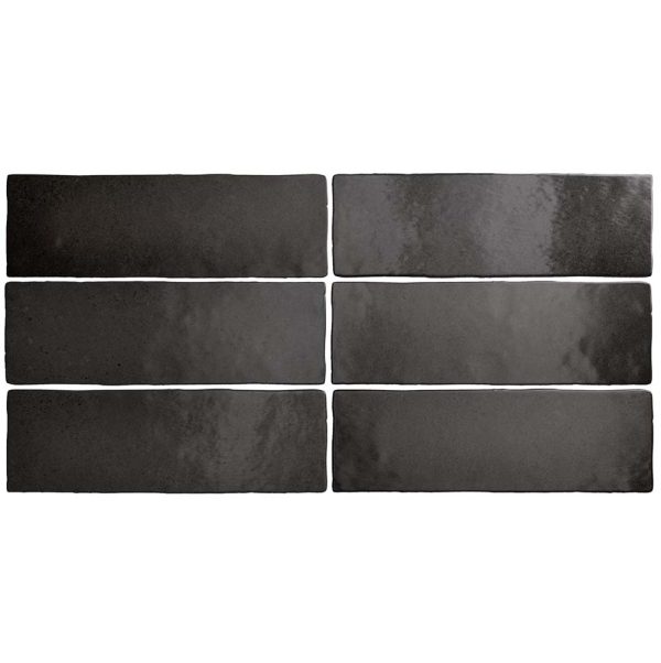 S2587M Image - Cerdomus Tile Studio Quality Tiles - December 7, 2021 65x200 Magma Black Coal Matt S2587M