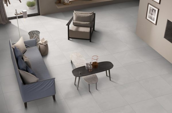 TH4501 lifestyle image - Cerdomus Tile Studio Quality Tiles - June 10, 2022 450x450 Thor White Cement Matt M2393
