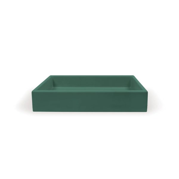 Teal Box Basin - Cerdomus Tile Studio Quality Tiles - June 30, 2022 Nood Box Basin - Surface Mount Teal BX1-1-0-TE