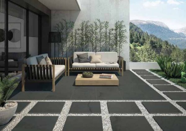 VB2666A LIFE - Cerdomus Tile Studio Quality Tiles - April 29, 2022 600x600x20 Bluestone Dark Charcoal Porcelain Catpaws R12 VB2666A