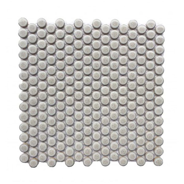 Vintage Light Grey 1 - Cerdomus Tile Studio Quality Tiles - February 21, 2022 19x19 Vintage Grey Penny Mosaic VINPENGREY