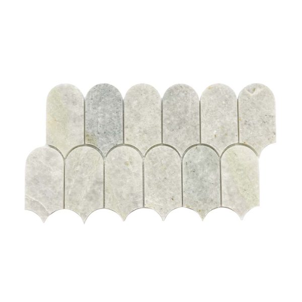 Y2888H - Cerdomus Tile Studio Quality Tiles - March 9, 2022 51x104 Fishscale Ming Green Honed Mosaic Y2988H