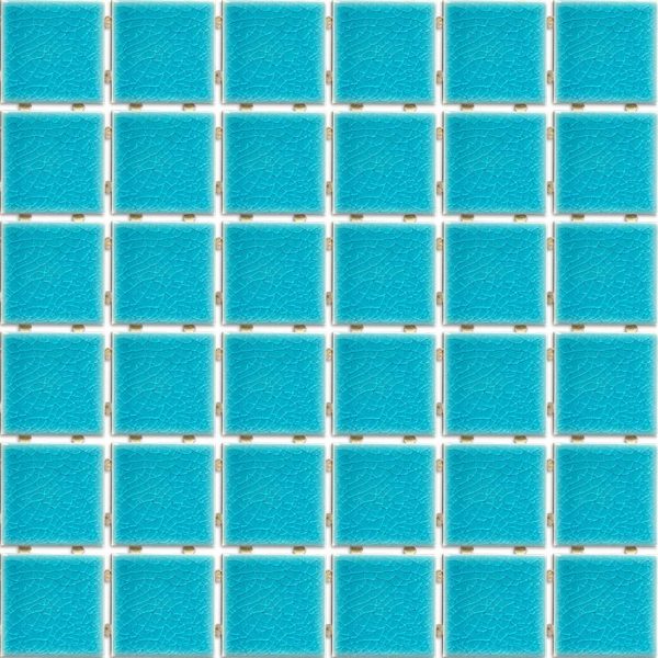BLUE SKY CRAKLE Sorrento - Cerdomus Tile Studio Quality Tiles - December 22, 2023 48x48 Pool Mosaic Sorrento Range Blue Sky Crackle A48311