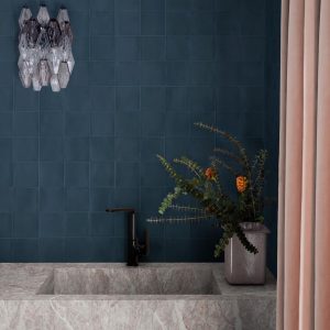 Konfetto 10x10 Blu Lifestyle - Cerdomus Tile Studio Quality Tiles - March 6, 2023 Konfetto
