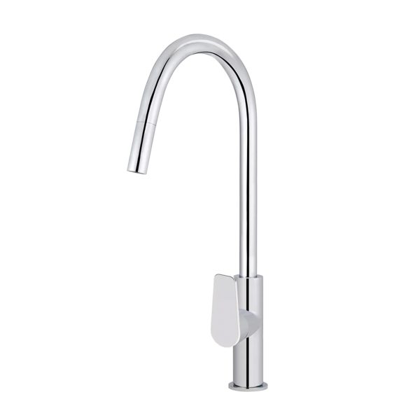 MK17PD C Polished Chrome - Cerdomus Tile Studio Quality Tiles - March 28, 2023 Round Paddle Piccola Pull Out Kitchen Mixer Tap - Polished C MK17PD-C