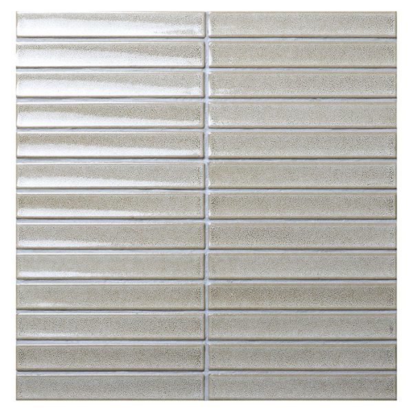 RAKU LIGHT BROWN - Cerdomus Tile Studio Quality Tiles - March 19, 2024 20x145 Raku Light Brown Concave Gloss 400-LTBROWN