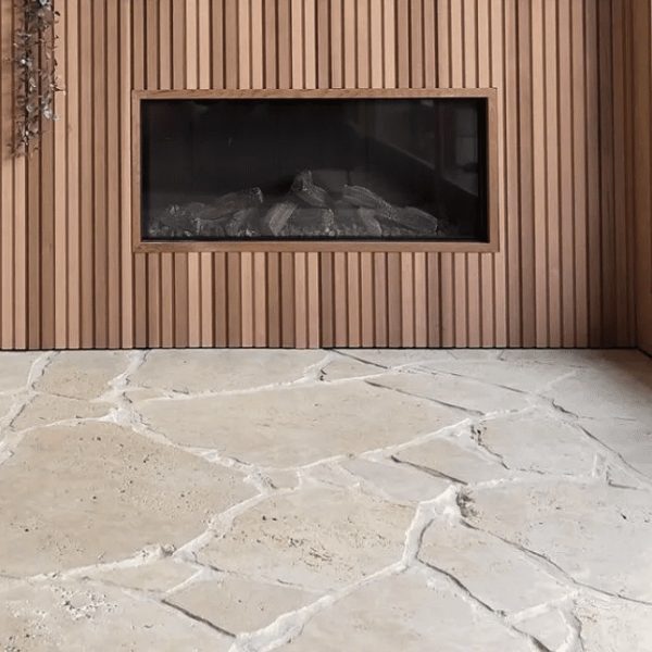 Tuscan Travertine Raw Cut Crazy Paving 20mm Random Sizes - Image 2